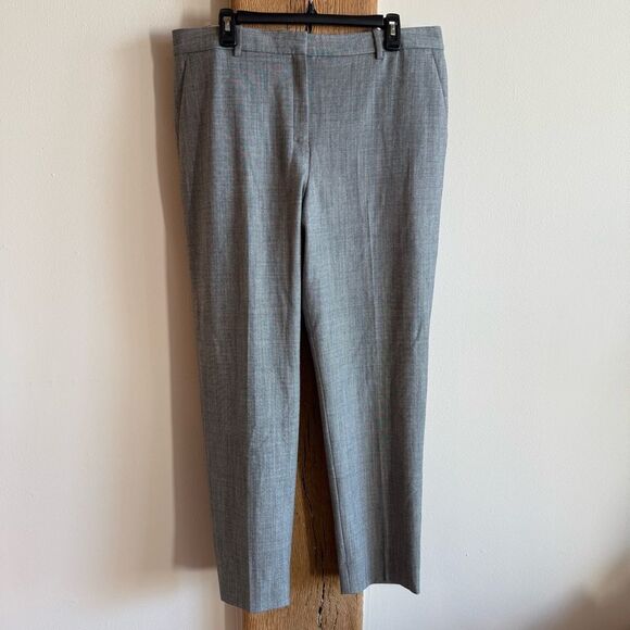 NWT MM Lafleur Mejia 3.0 Pants Sharkskin Gray Black/White Washable Wool Sz 14 - Picture 3 of 8